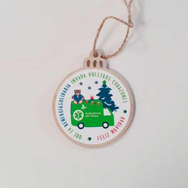 Adorno de Madera para el Árbol de Navidad
